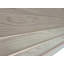 Durable Lightweight Aluminum Rectangular Planter with Adjustable Depth and Modern Wood-Tone Finish, Perfect for Indoor and Outdoor Use.