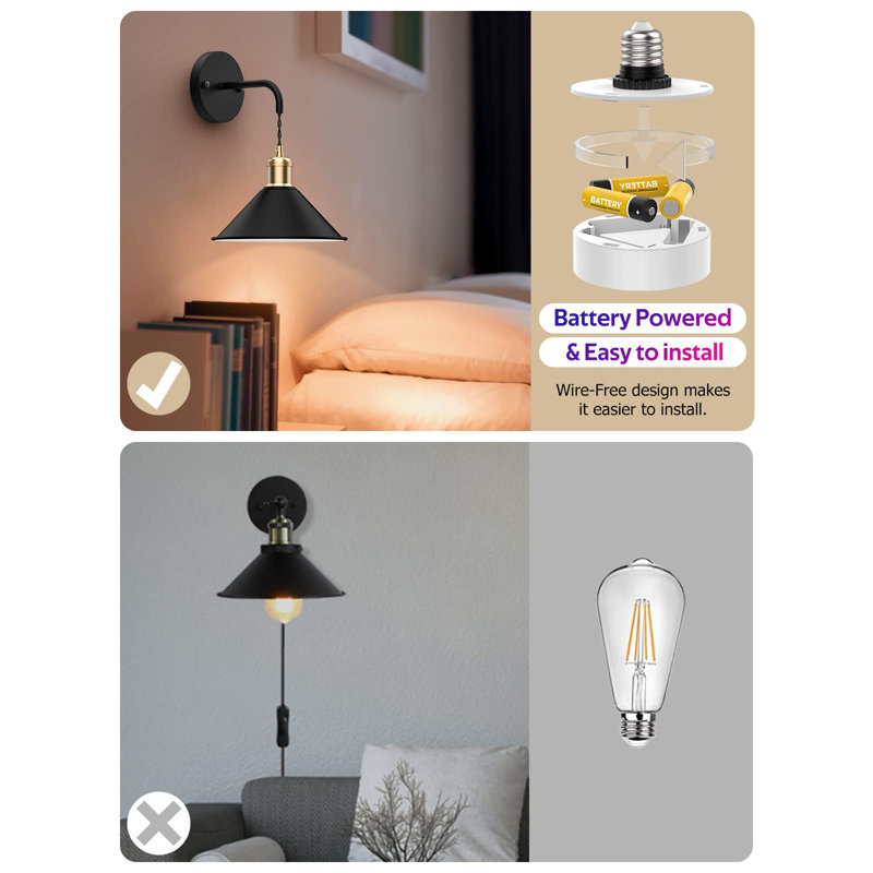 Quanshae Iron Recessed Wall Light