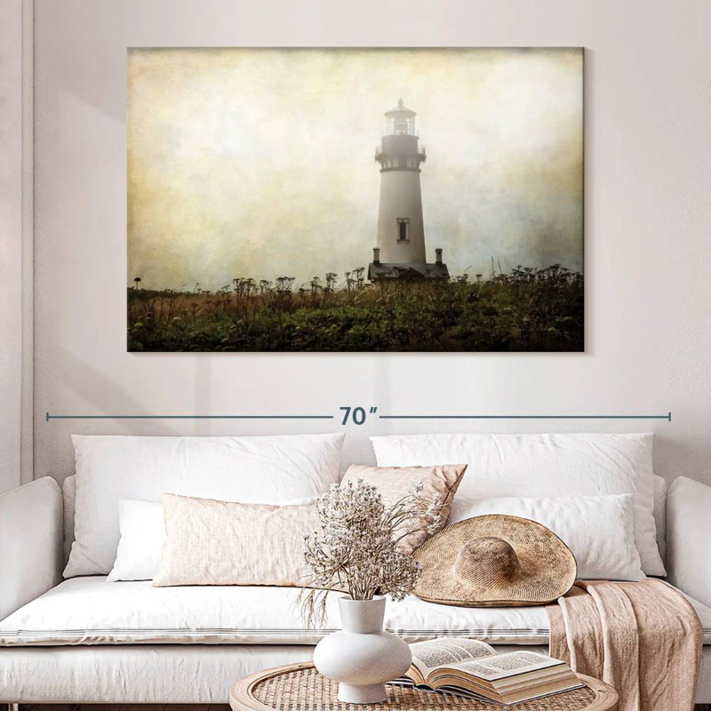 Aletra Lonely Lighthouse, 34" H x 51" W