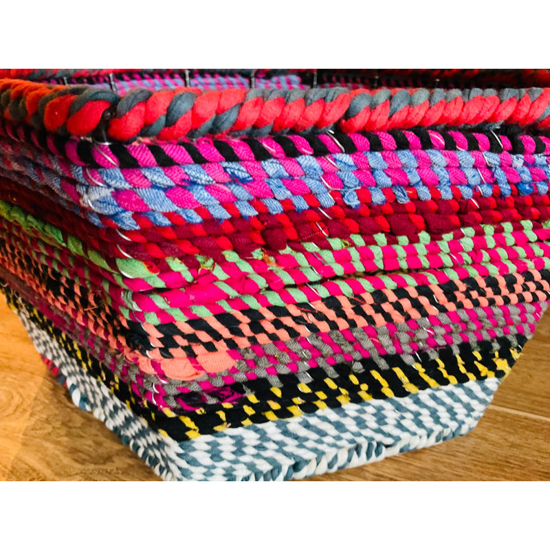Langley Street Fabric:Metal Decorative Basket