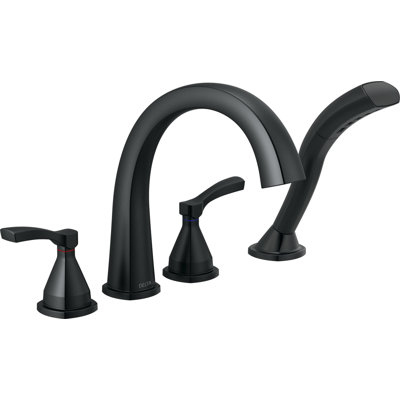 Stryke Double Handle Deck Mounted Roman Tub Faucet Trim
