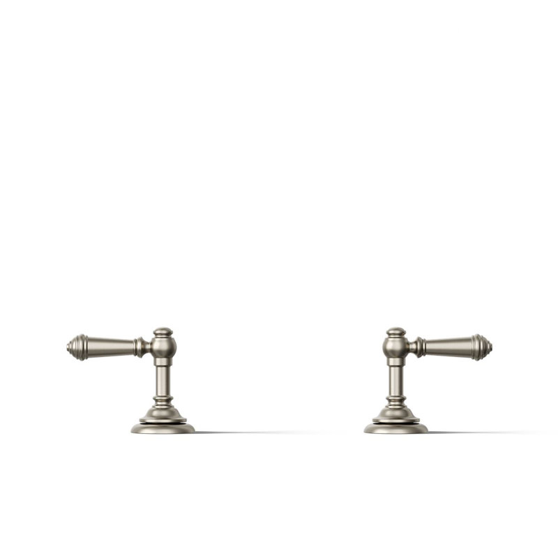 Artifacts® Deck-Mount Bath Lever Handle Trim, Vibrant Brushed Nickel