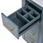 Ensemble de meuble-lavabo double 60 po avec comptoir en céramique 60 po Modern-212885064