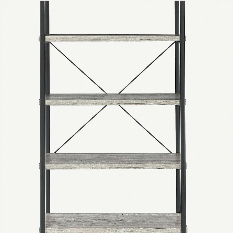 Grey Driftwood 4-shelf Bookcase, Gray