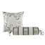 Ensembles de literie élégants sarcelle, jacquard de coton, grand confort