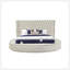 Grand lit de style moderne avec chargeur USB et bois de couleur crème