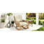Chaise beige contemporaine avec construction et rembourrage moelleux-1971394983