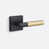Flat Black/Satin Brass