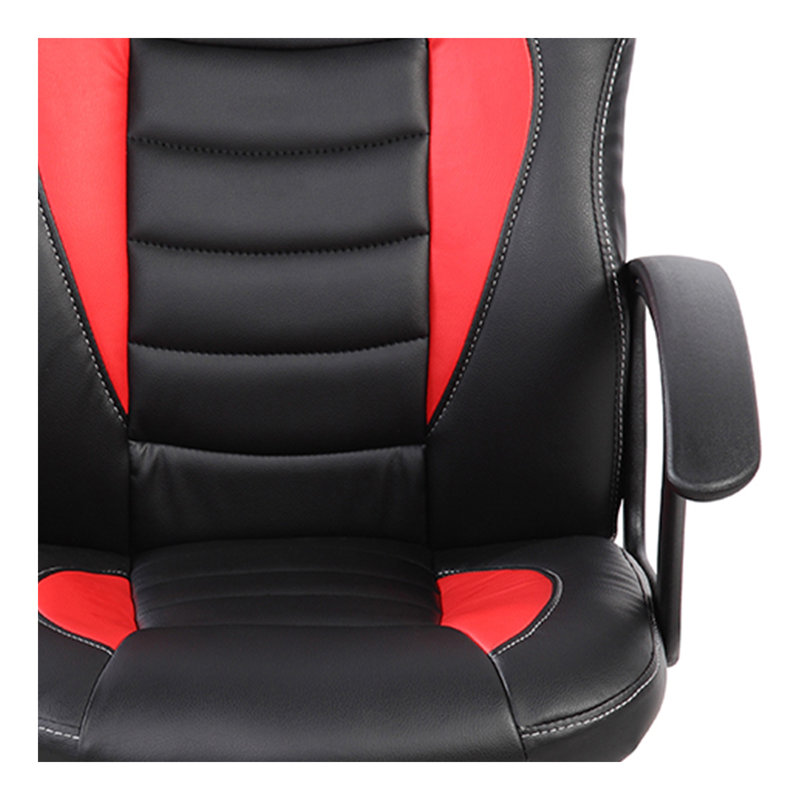 Fauteuil de jeu et roulettes pour enfants, rouge