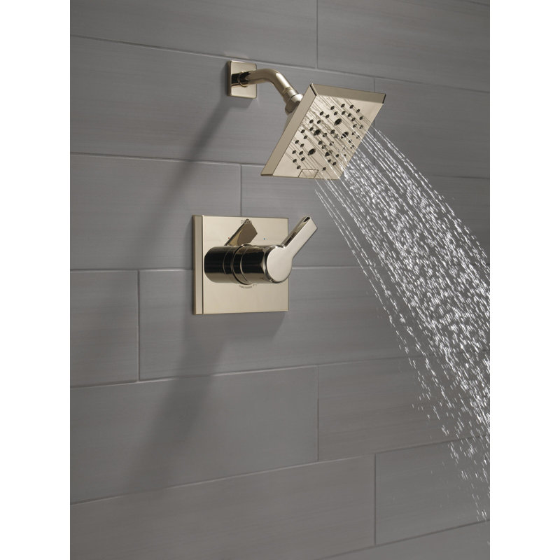 Pivotal Shower Faucet with H2Okinetic Technology, Lumicoat Polished Nickel