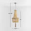 Luminaire suspendu unique / remarquable à 2 lumières Anstead