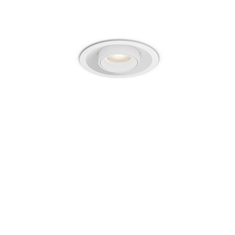 Aperture 3 Inch Multi-wattage Adjustable Recessed Led Spot Light, White