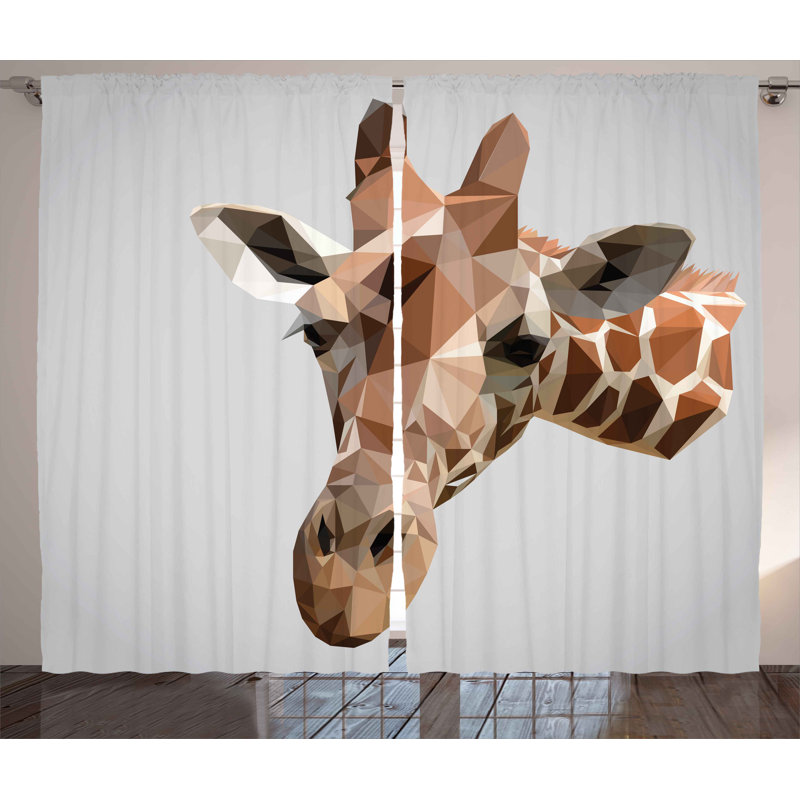 Northampt Semi Sheer Curtain Pair, 96" W x 108" L