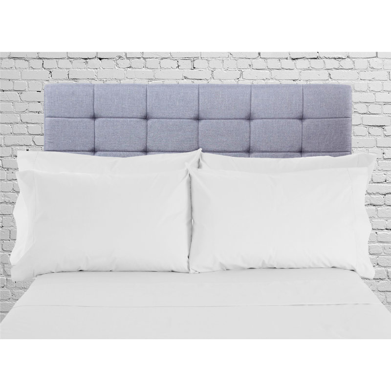 Hotel Cotton Blend Sheet Set, White, King Sheet Set + 1 Fitted Sheet + 4 Pillowcases
