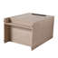 Base de meuble-lavabo sur pied simple 24 po avec 2 portes et 1 tablette-120282576