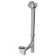 Leg Tub Drain with Overflow