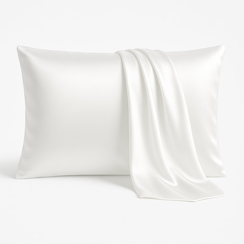 HOUSEWIFE PILLOWCASE SILK, White