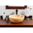 Laguna Marble 16'' Honey Stone Circular Bathroom Sink