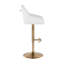 Tabouret de bar réglable avec pivot