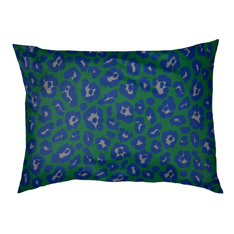 Coussin d'extérieur Seattle, Très grand (l 40 po x P 50 po x H 6 po), Vert / argent / bleu