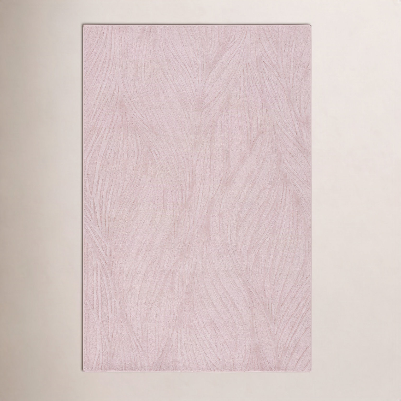 Hand-Tufted Abstract Wool Rug, Rectangle 5' x 8'