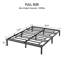 Structure de lit plateforme en métal robuste - Support de 1000 lb - Rangement sous le lit - Sans bruit, antidérapant, assemblage facile - Aucun sommier requis - Mobilier de chambre à coucher moderne-603917458