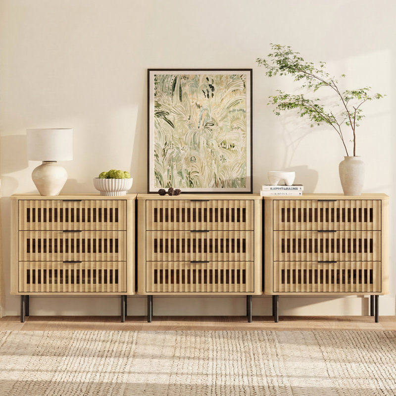 Buffet avec rangement 94,5 ", armoire de cuisine, chêne, Chêne