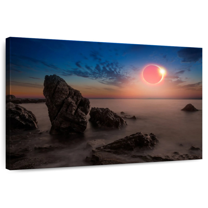 Gillard Solar Eclipse Gillard Scene, 30" H x 45" W