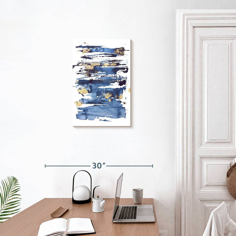 Avery Blue Rapture II, 24" H x 16" W