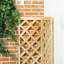 Jardinière en bois avec treillis Raised Garden-60475031