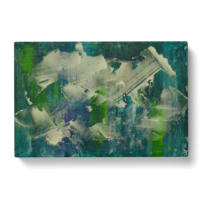Abstract Art Painting Vol.154 by S.Johnson - Wrapped Canvas Painting, 50cm H x 76cm W x 3cm D