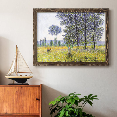 "Sunlight Effect Under The Poplars", 1887, reproduction d'art sur toile