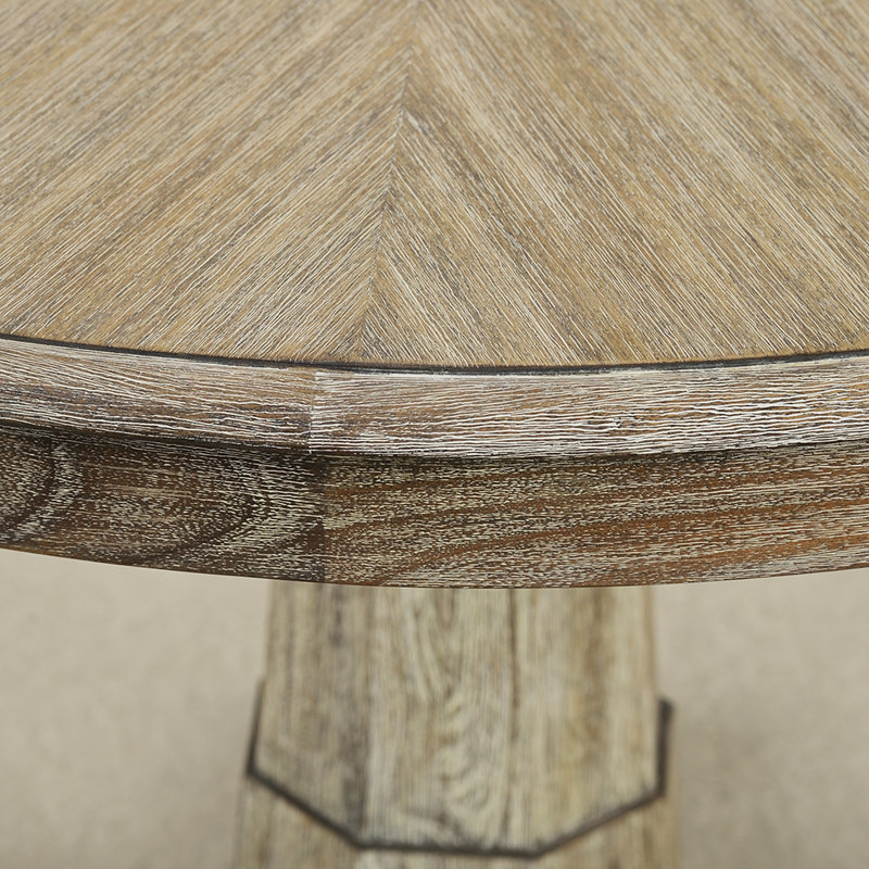 Round Dining Table, Weathered