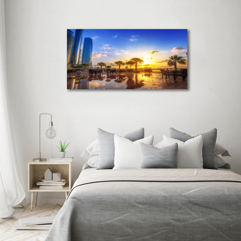 Abu Dhabi East - Wrapped Canvas Print