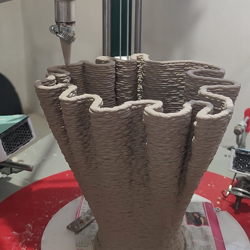 Ripple Handmade Ceramic Table Vase