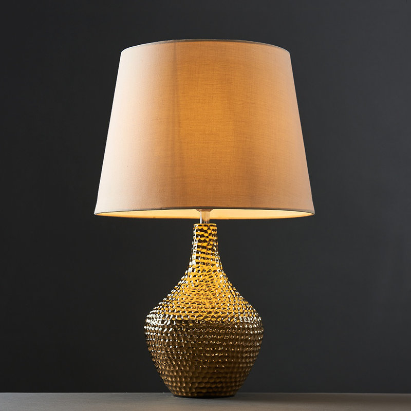 Verlene Ceramic Table Lamp, Beige