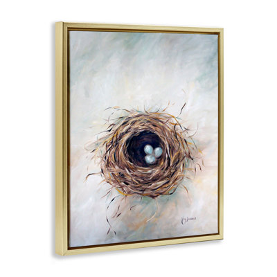 Cadre flottant Bird Bird Triplets, design par Mary Sparrow