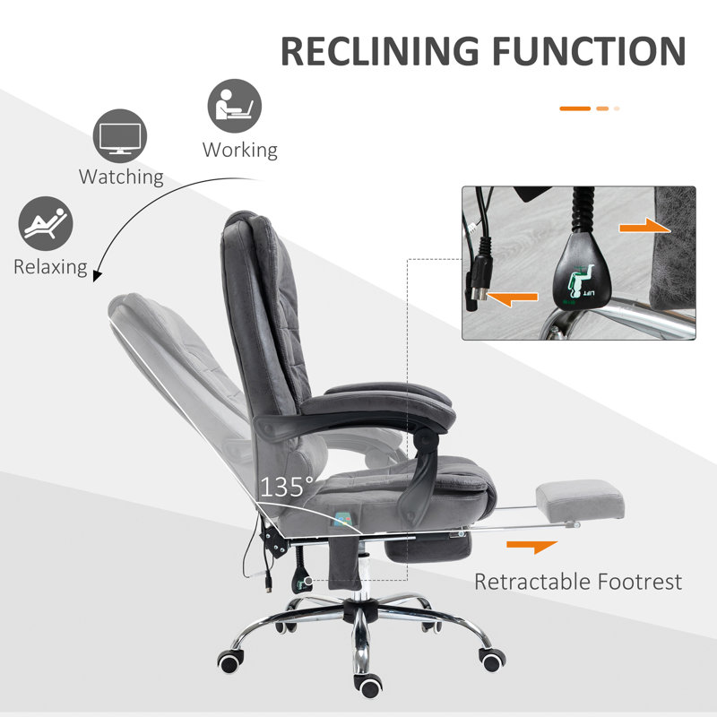 Decarter Executive Chair, Dark Grey