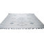 Tapis contemporain à tissage plat argenté-519819190