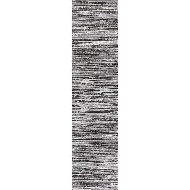 Bonnyrigg Loom Modern Strie' Black/Gray Rug