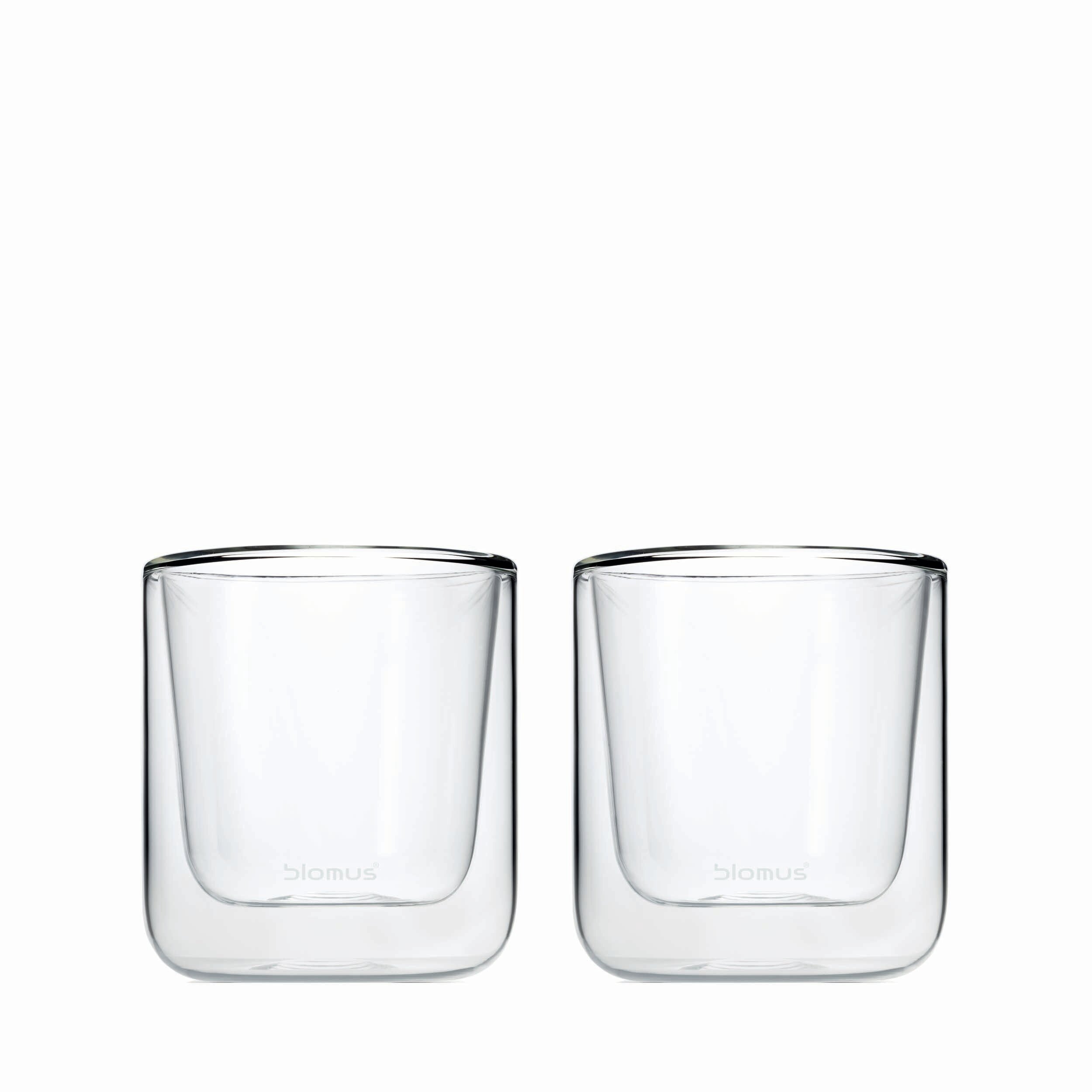 NERO Double Walled Espresso Glasses Set/2, Blomus