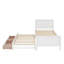 Lit plateforme simple avec lit gigogne et tiroirs-1956905236