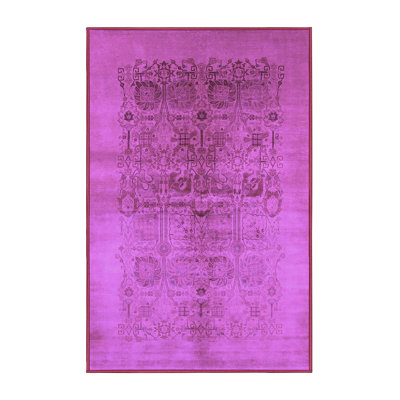 Washable Abstract Indoor Rug