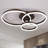 Alliber 3-Light 31.8" Simple Circle Led Semi Flush Mount-1811308707