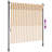 vidaXL Outdoor Roller Blind Orange and White Polyester, Steel-98912589-98912590