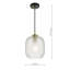 Quatez 1 - Light Matt Black Pendant