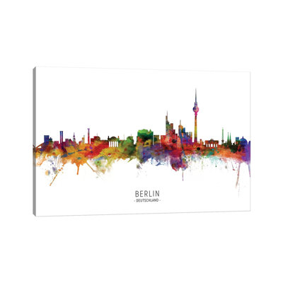 " Berlin Germany Skyline " by Michael Tompsett