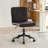 Faux Leather Mid Back Swivel Computer Task Desk Chair-101109633-91696634
