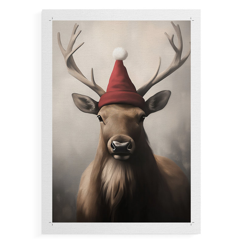 Art des Fêtes de Noël - série 2-XCV - impression sur toile seulement - NON-CADRE, H 48 po x l 32 po