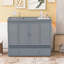 Lit escamotable avec port USB et un grand tiroir, cadre de lit-2036964280